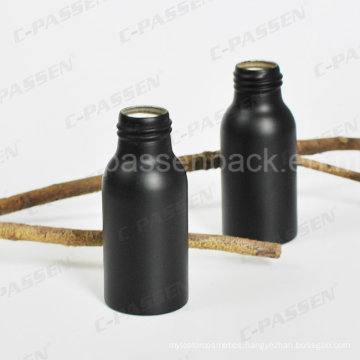 Small Black Aluminum Bottle for Food Packaging (FDA certified)